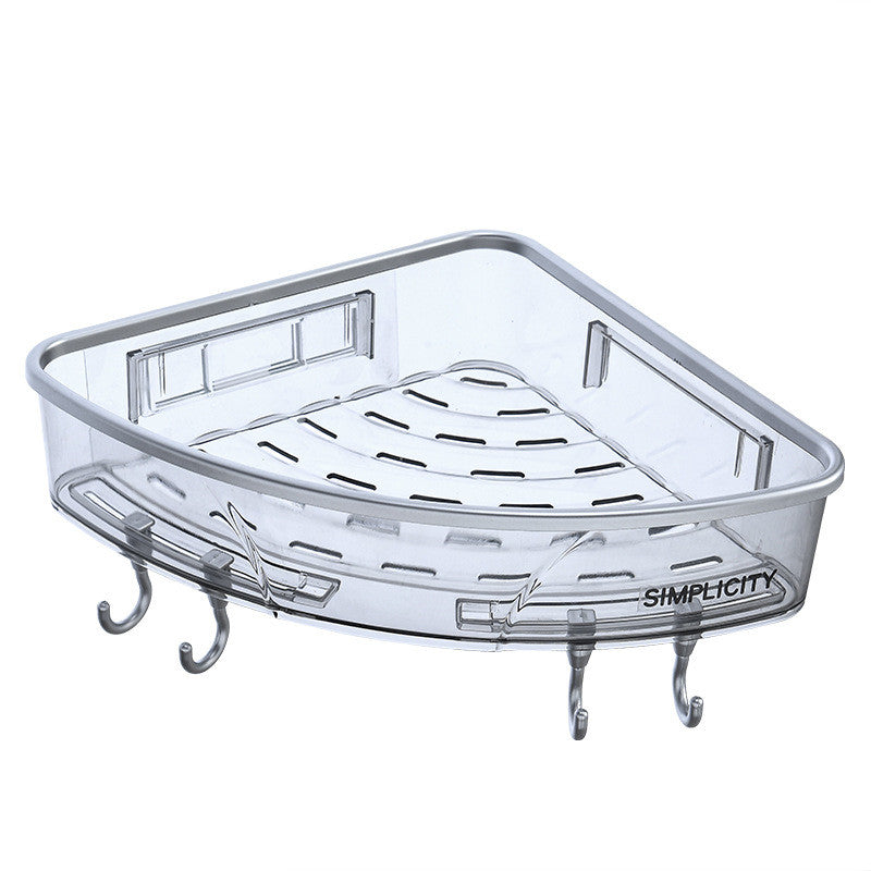 Wall-Mounted Bathroom Shelf Free Punching Toilet Storage Rack