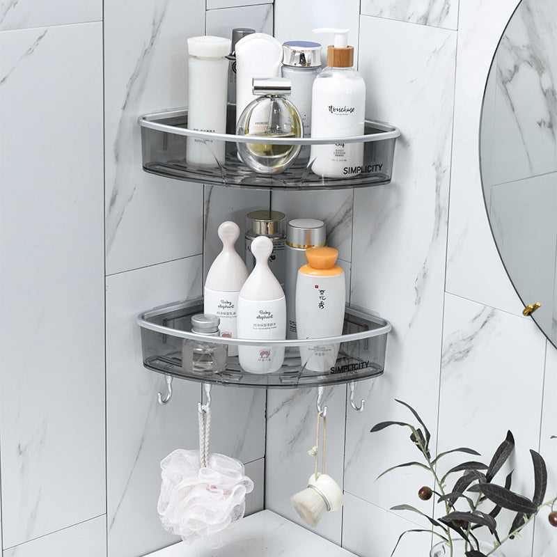 Wall-Mounted Bathroom Shelf Free Punching Toilet Storage Rack