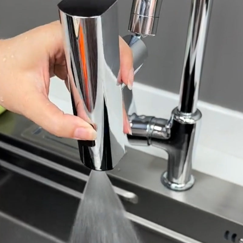 Kitchen Faucet Waterfall Outlet Splash Proof Universal Rotating Bubbler Multifunctional Water Nozzle Extension