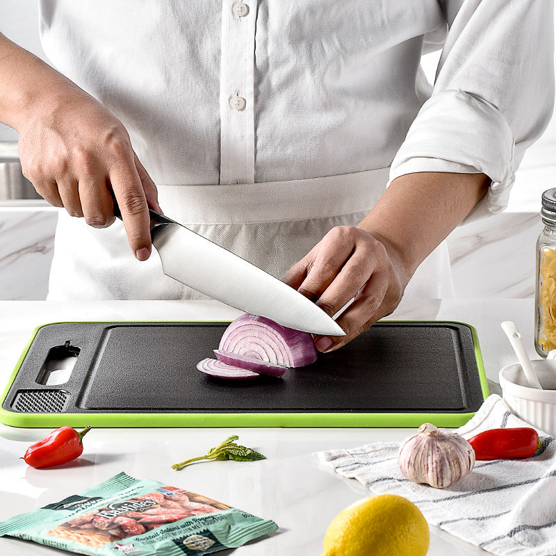 Double-side Cutting Board With Defrosting Function Stainless Steel Chopping Board