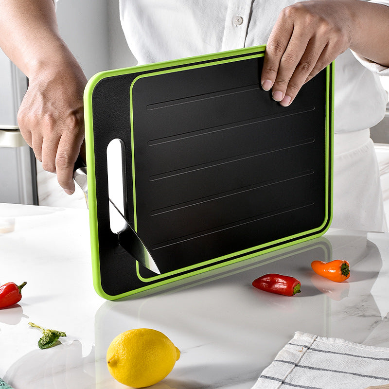 Double-side Cutting Board With Defrosting Function Stainless Steel Chopping Board