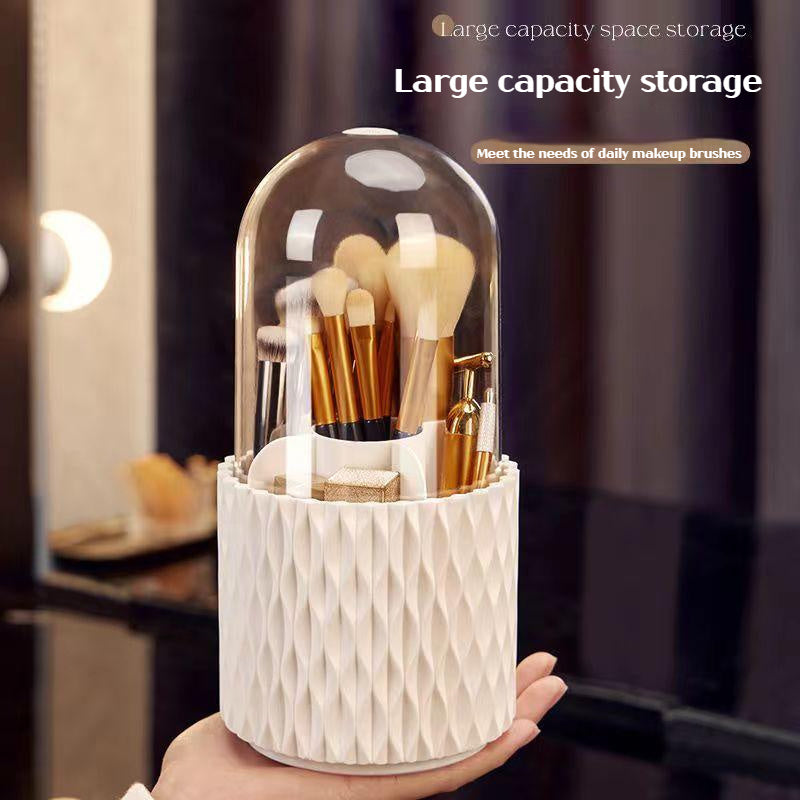 360 Rotating Makeup Brush Storage Pen Holder