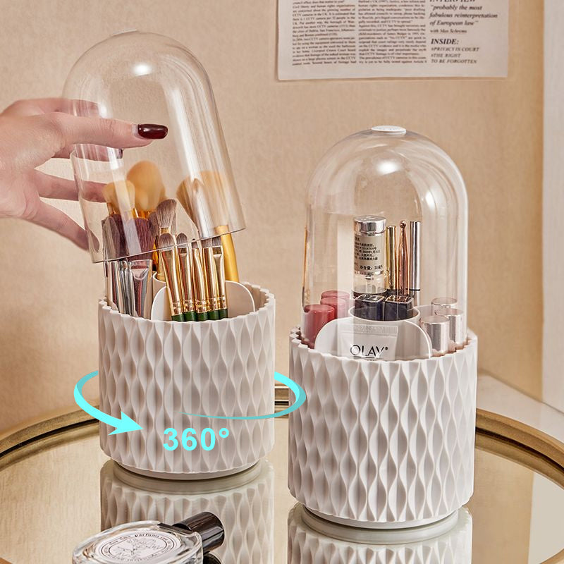 360 Rotating Makeup Brush Storage Pen Holder