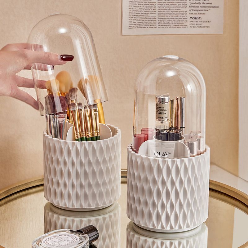 360 Rotating Makeup Brush Storage Pen Holder