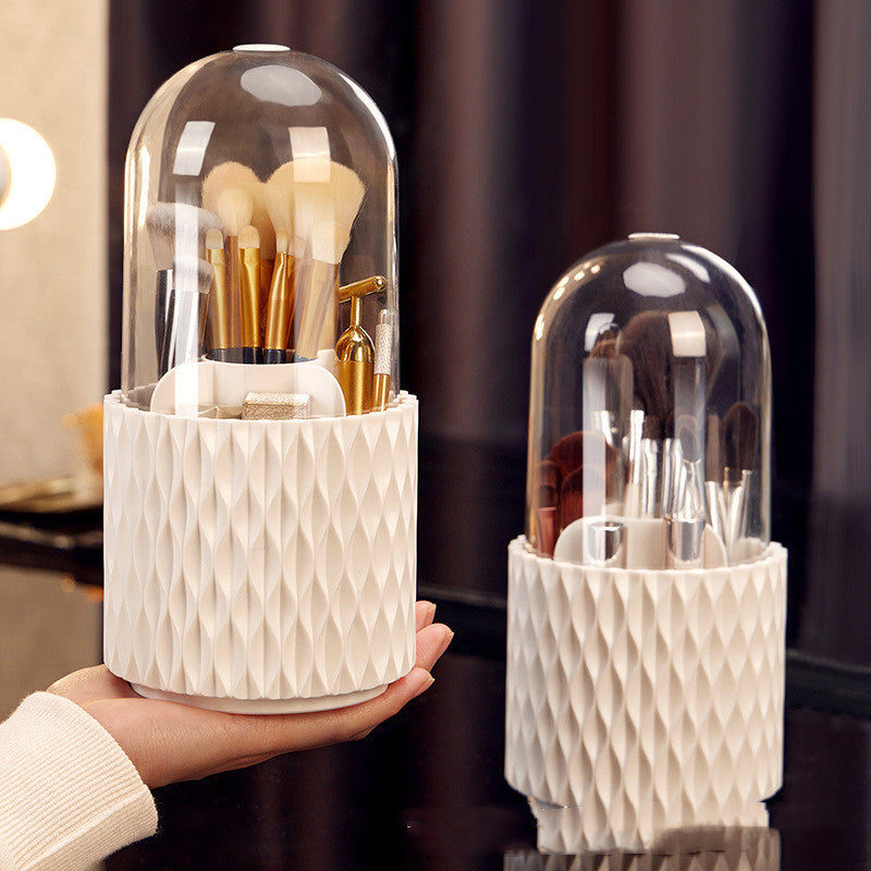 360 Rotating Makeup Brush Storage Pen Holder