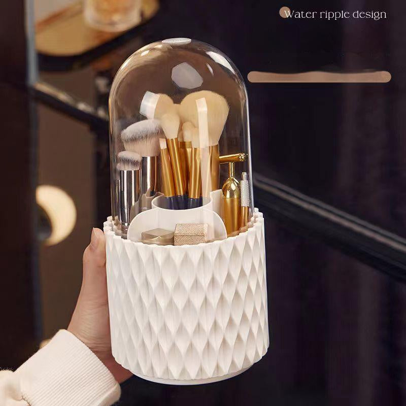 360 Rotating Makeup Brush Storage Pen Holder