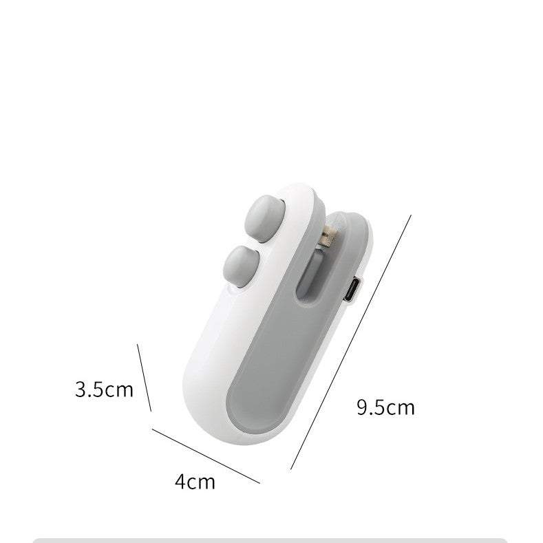 Chip Bag Sea Vacuum Sealing Machine Handheld Heat Vacumn Sealer Portable Heat Sealer USB Rechargeable
